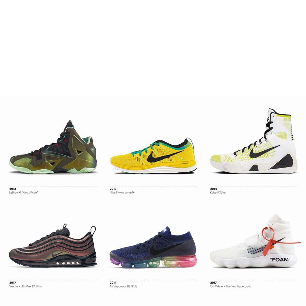 Nike Timeline Poster - Vitra Design Museum | christofheinze design